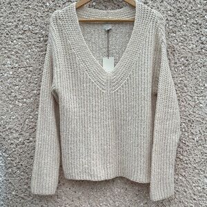 Ivory Cable Knit Sweater by A New Day NWT
